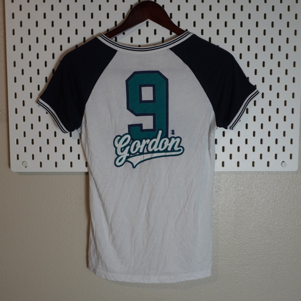 Seattle Mariners Mike Gordon #9 Baseball Raglan T-Shirt - Size‎ S
